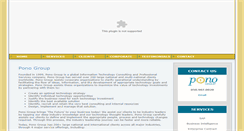 Desktop Screenshot of ponogroup.com